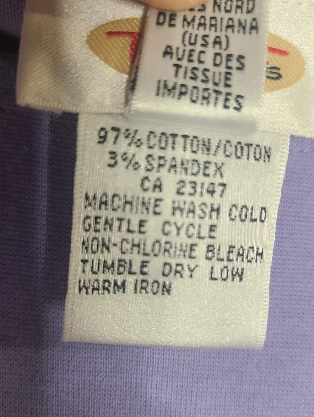 ​Lands' End Blue Cardigan & Talbots Lavender Top Bundle M